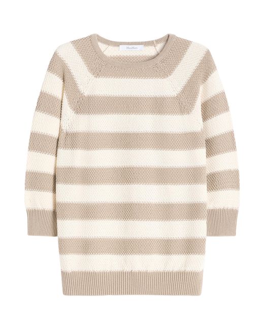Max Mara Natural Stripe Sweater