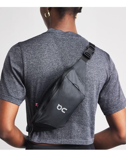 On Shoes Black Waist Pack 2L Lite Belt Bag