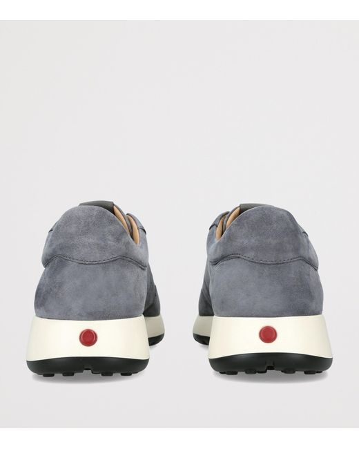 Tod's Blue Leather Allacciato 79K Sneakers for men