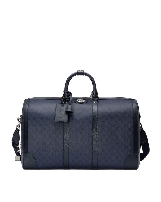 Gucci Blue Large Gg Supreme Ophidia Duffle Bag for men