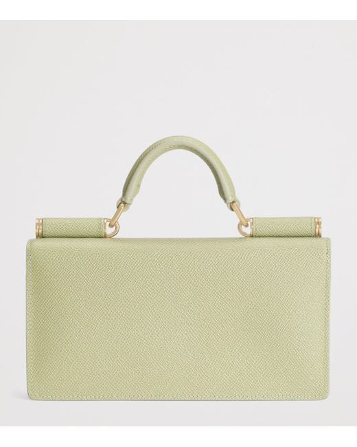 Dolce & Gabbana Metallic Micro Calfskin Dg Millennials Phone Bag