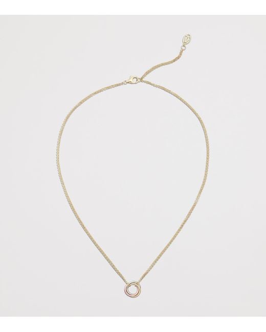 Cartier Metallic Mini Mixed Trinity Necklace