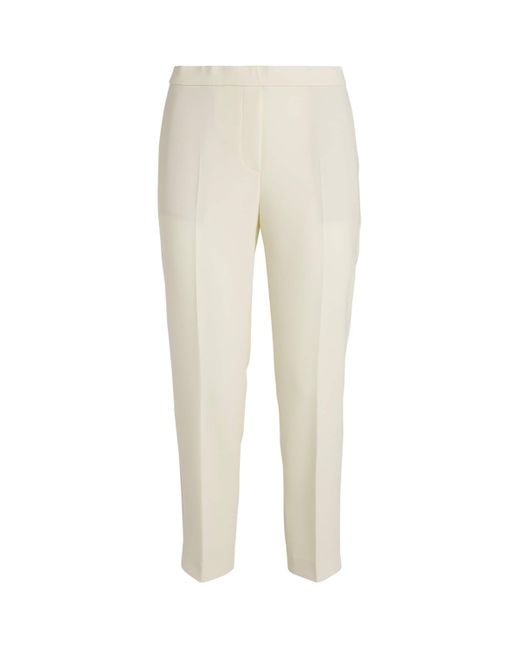 Theory Natural Treeca Tailored Crop Trousers