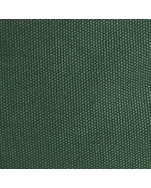 Harrods Green Cotton Embroidered Emblem Backpack