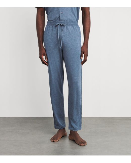 Hanro Blue Casuals Lounge Trousers for men
