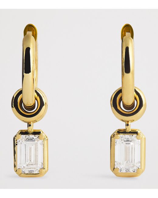 Spinelli Kilcollin Metallic And Diamond Zahra Hoop Earrings