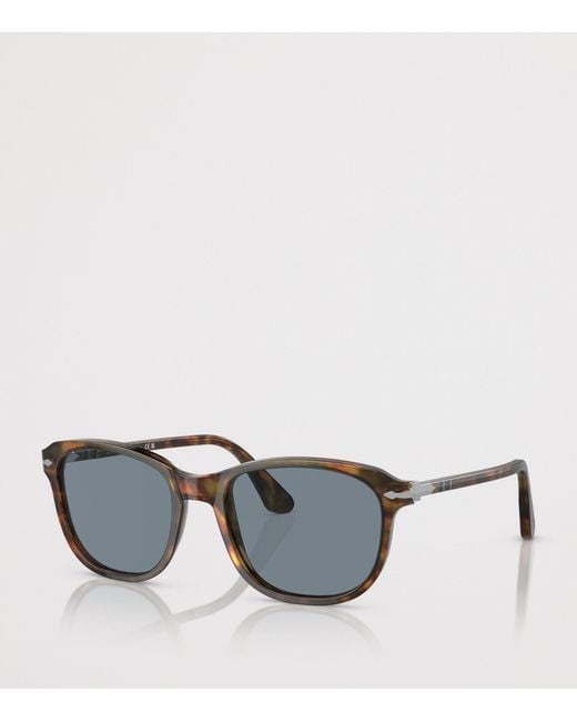 Persol Gray Acetate Pillow Sunglasses
