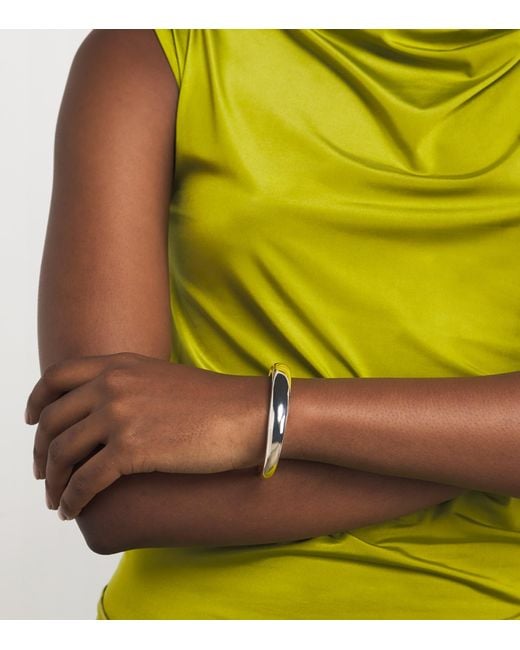 LIE STUDIO White Plated The Amanda Cuff
