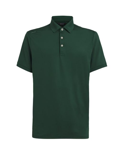 Ralph Lauren Green Airflow Polo Shirt for men