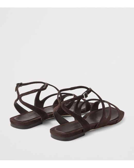 Jimmy Choo Brown Ayla Suede Sandals