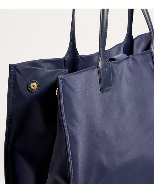 Tory Burch Blue Ella Tote Bag