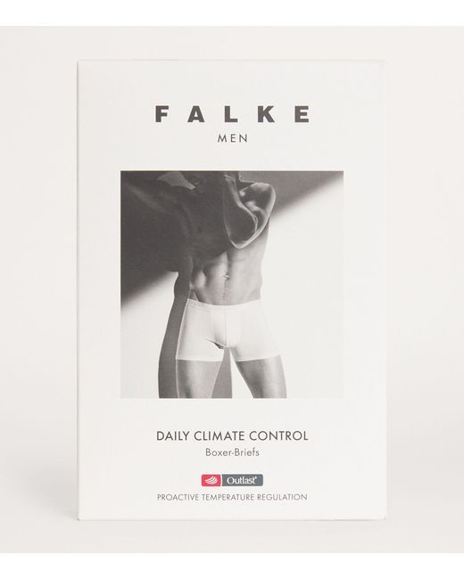 Falke Blue Daily Climate Control Boxer-briefs for men