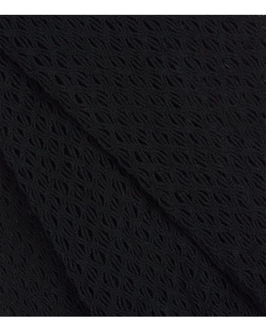 Falke Black Knee-High Miss Ribbon Socks