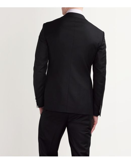 Giorgio Armani Black Wool-Cashmere Two-Piece Suit for men