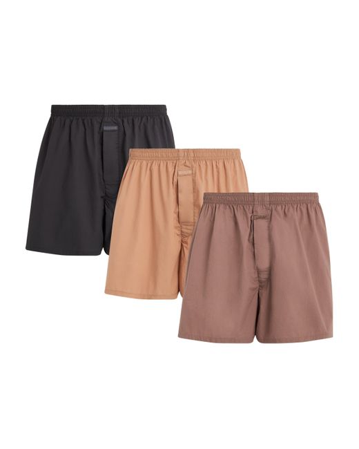Skims Multicolor Cotton Poplin Boxer Shorts for men