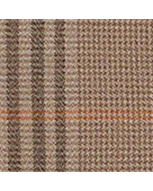Burberry Brown Wool Check Mini Kilt