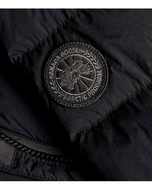 Canada Goose Blue Clair Nylon-Down Coat