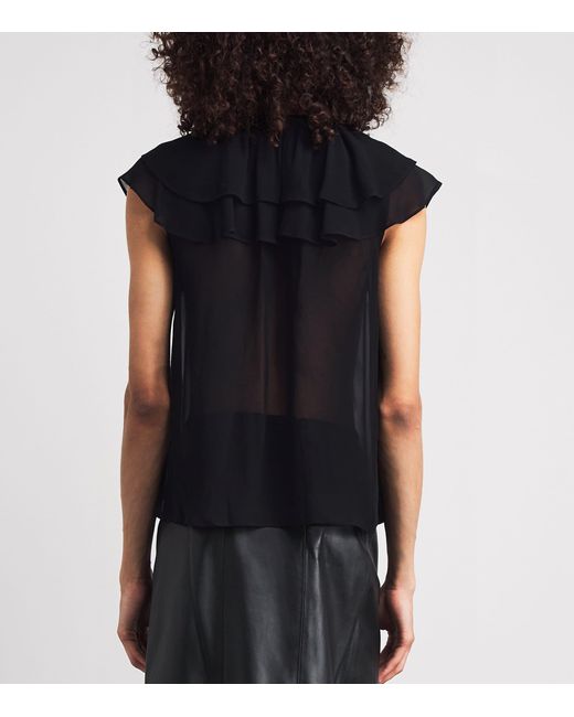 PAIGE Black Lucia Blouse