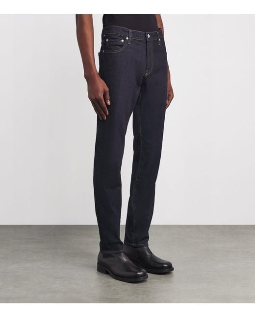 Citizens of Humanity Black London Slim Tapered Jeans for men