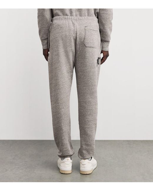 Polo Ralph Lauren Gray Cotton-Blend Logo Sweatpants for men