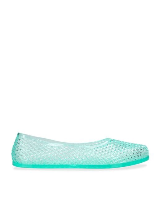 Ancient Greek Sandals Green Jelly Iro Ballet Flats