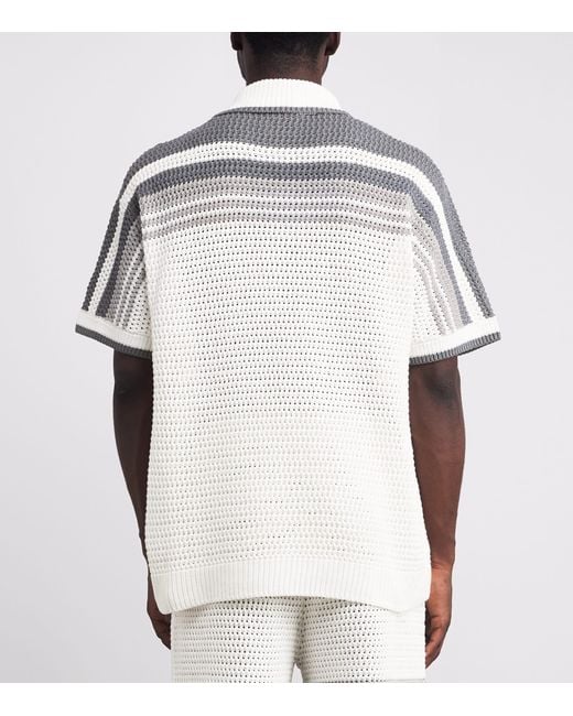 Casablanca White "Crochet" Shirt for men