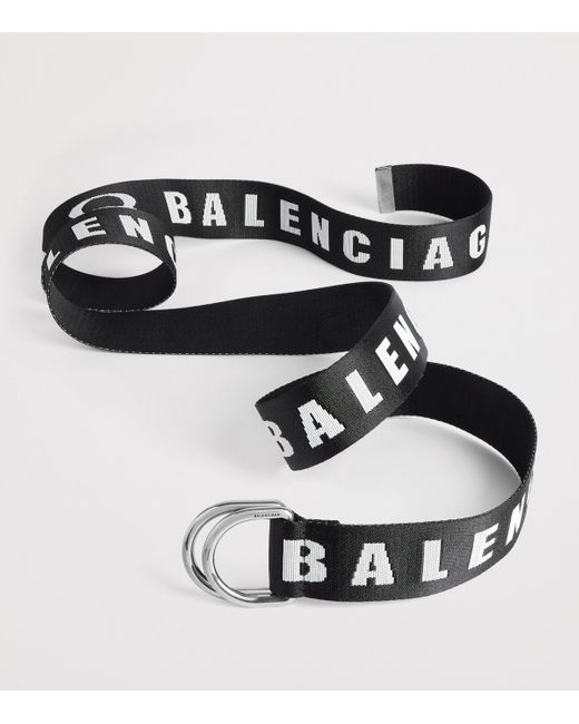 balenciaga men's logo belt