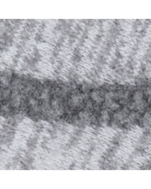 Loewe Gray Wool-Cashmere Anagram Scarf