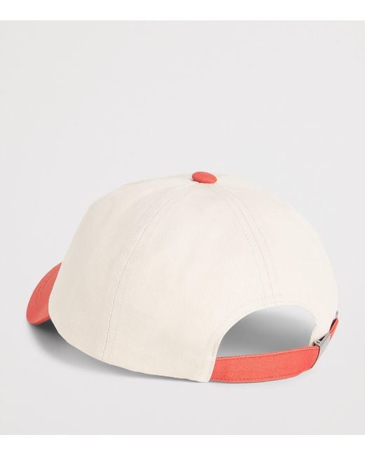 NN07 Pink Cotton Logo Baseball Cap for men