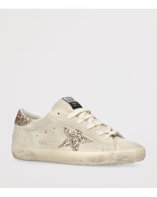 Golden Goose Deluxe Brand Natural Suede Super-Star Sneakers