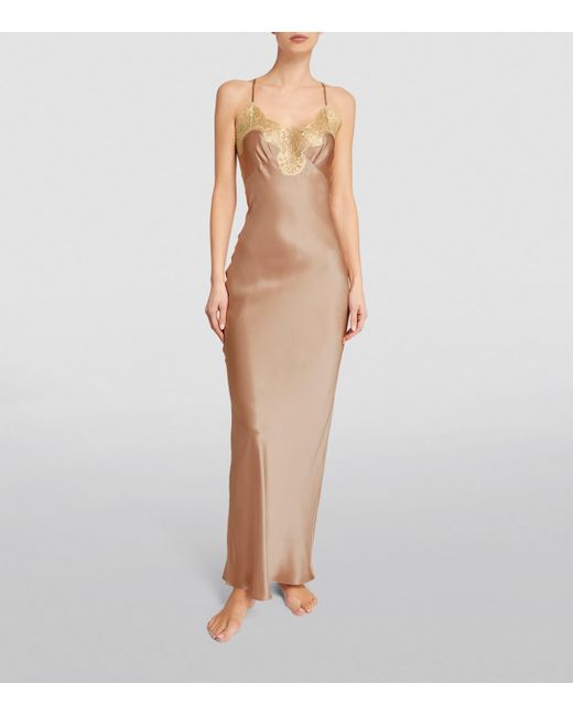 Gilda & Pearl Natural Silk Gina Slip Dress