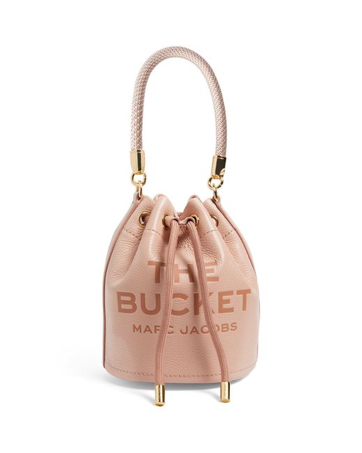 Marc Jacobs Pink The Leather The Bucket Bag