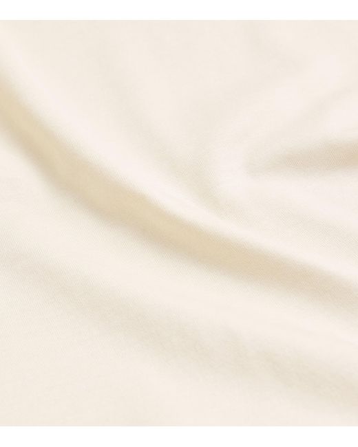 Sunspel White Supima Cotton T-Shirt for men