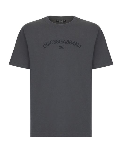 Dolce & Gabbana Black Logo T-shirt for men