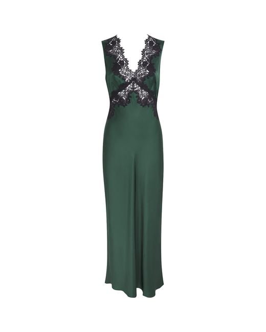 Rixo Green Lysandra Maxi Dress