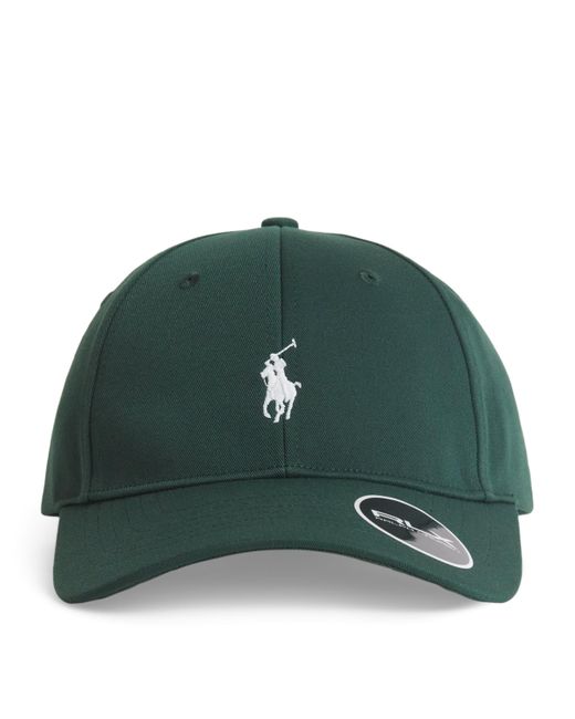 Ralph Lauren Green Twill Polo Pony Baseball Cap for men