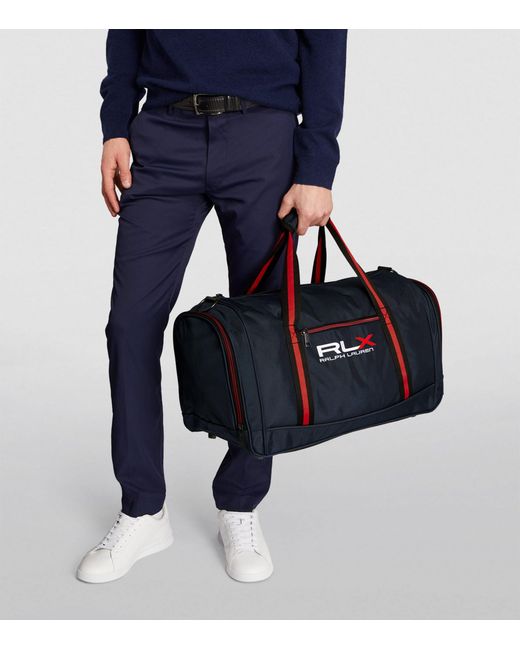 RLX Ralph Lauren Blue Boston Duffle Bag for men