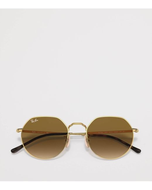 Ray-Ban Metallic Irregular Jack Sunglasses