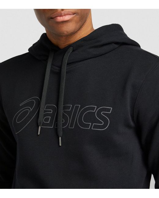 Asics Black Logo Hoodie for men
