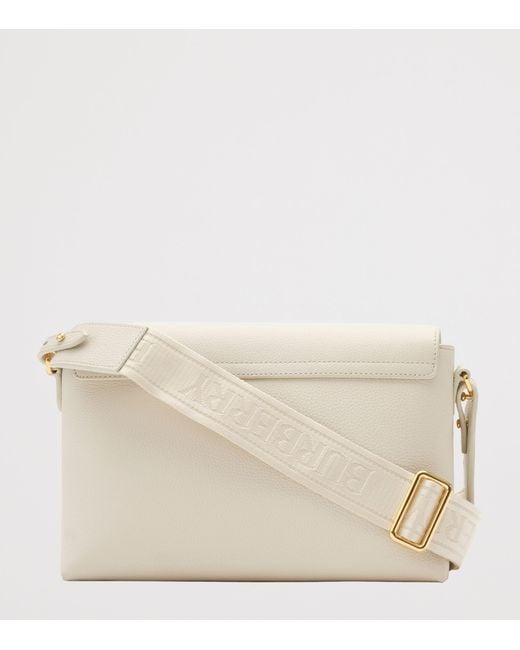 Burberry Natural Leather Note Cross-Body Bag