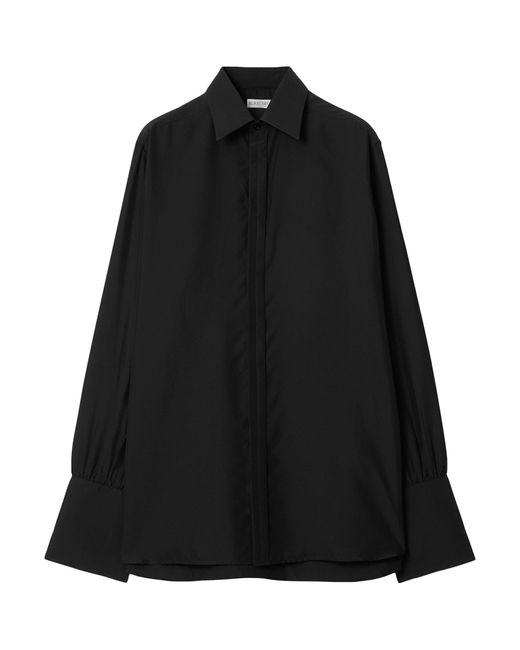 Burberry Black Silk Shirt