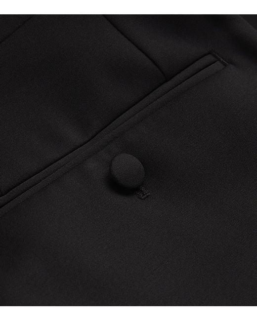 Brioni Black Tailored Formal Trousers for men
