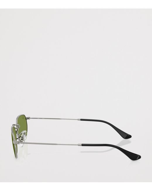 Ray-Ban Green Rb3947 Metal Irregular Sunglasses