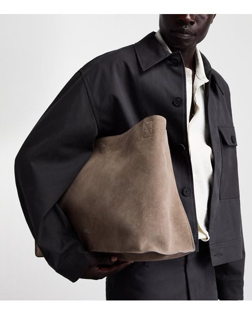 Studio Nicholson Brown Suede Doublet Tote Bag for men