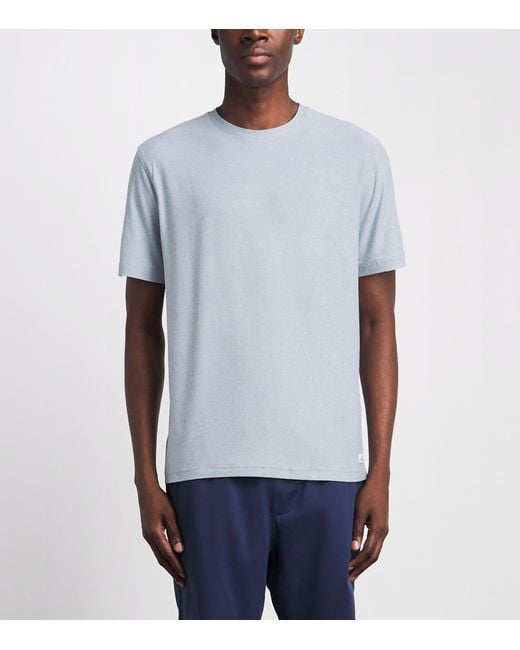 vuori Blue Strato Tech T-Shirt for men