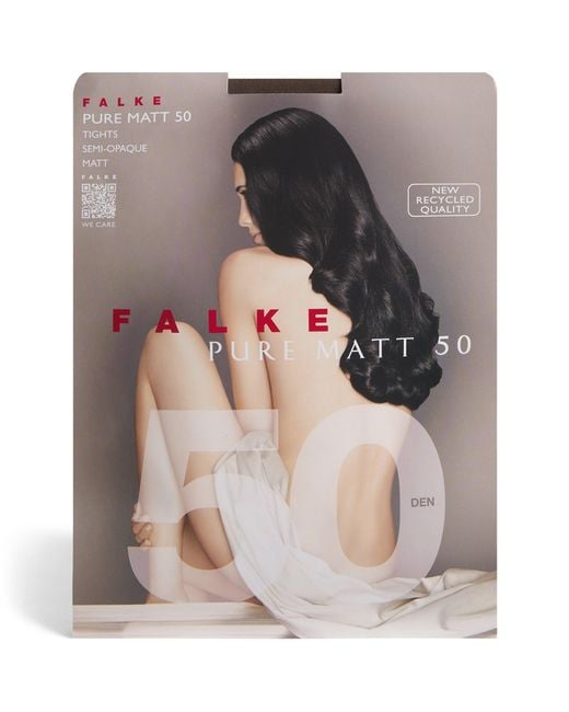 Falke Gray Pure Matt 50 Tights
