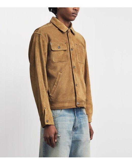 Polo Ralph Lauren Brown Suede Field Jacket for men