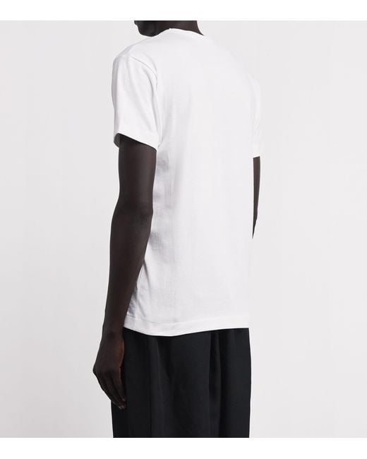 COMME DES GARÇONS PLAY White Heart Logo T-Shirt for men