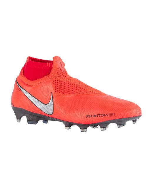 Nike Phantom Vision Elite Football Boots in Red for Men | Lyst