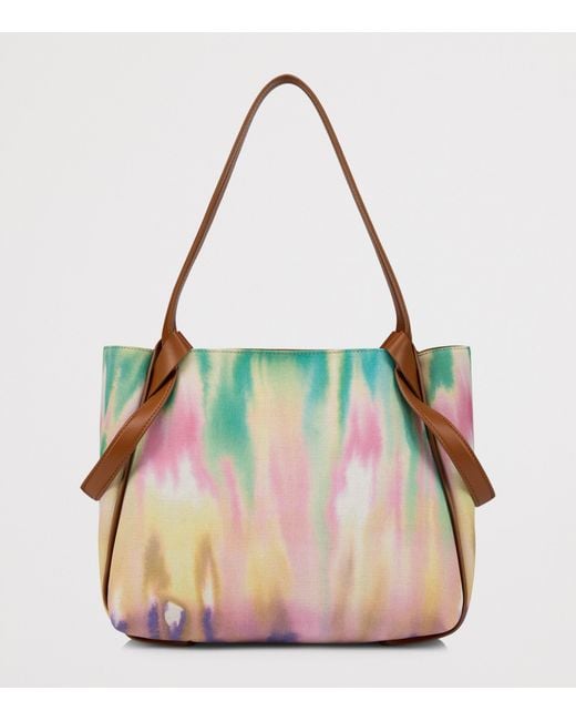 Christian Louboutin Green Bettina Small Tie-Dye Tote Bag